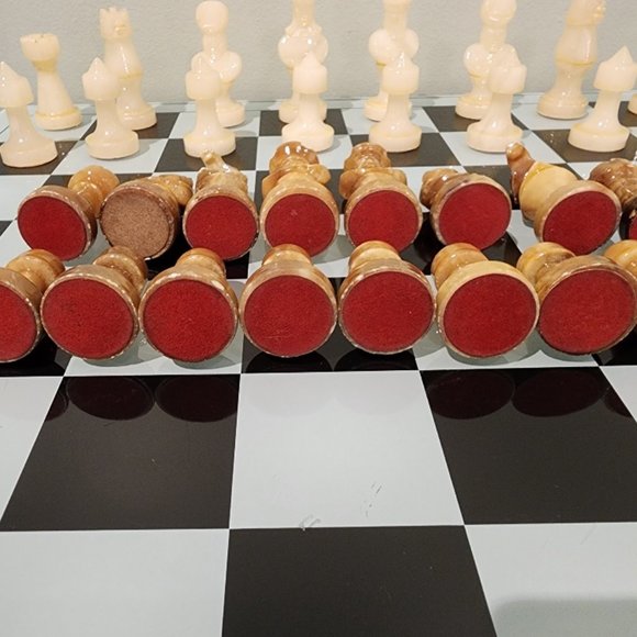 Vintage Stone Chess Set - Picture 8 of 16